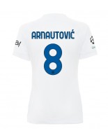 Inter Milan Marko Arnautovic #8 Venkovní Dres pro Dámské 2023-24 Krátký Rukáv